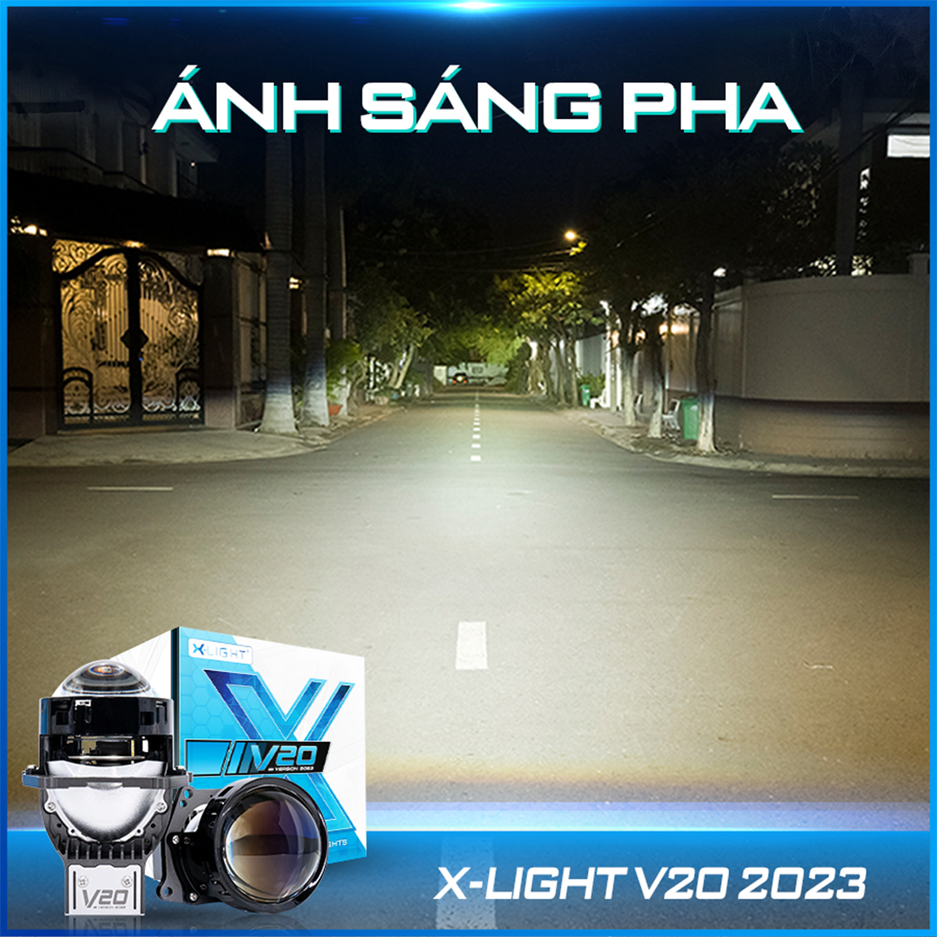 BI LED X-LIGHT V20 2023 NHIỆT MÀU 5000K